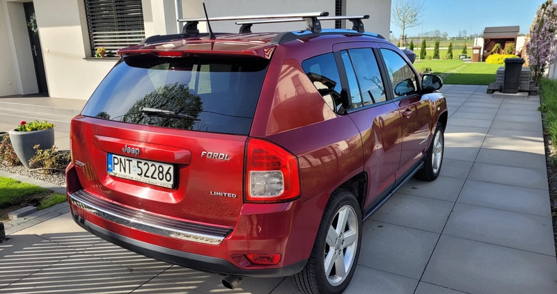 Jeep Compass cena 26000 przebieg: 298500, rok produkcji 2012 z Opalenica małe 79